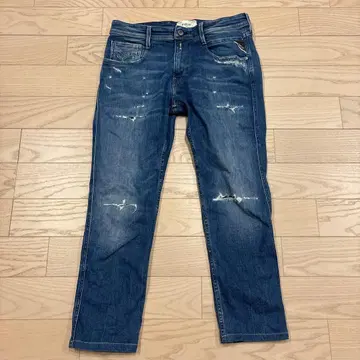 리플레이 ANBASS 데미지 데님 남성용 32