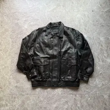 VALLANTAS RUCKDAM A2 타입 천연 가죽 자켓