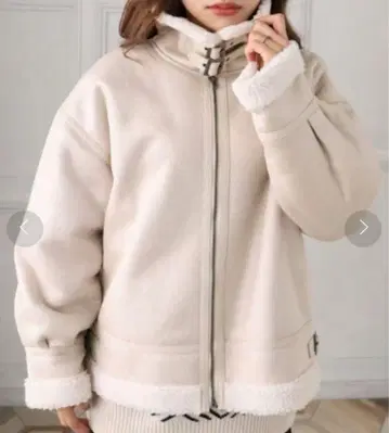 무스탕 자켓 L 사이즈 [ 미사용 새상품 ]