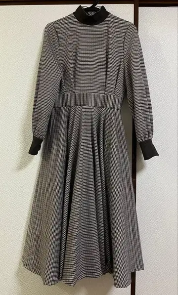 foufou 하운드투스 체크 원피스