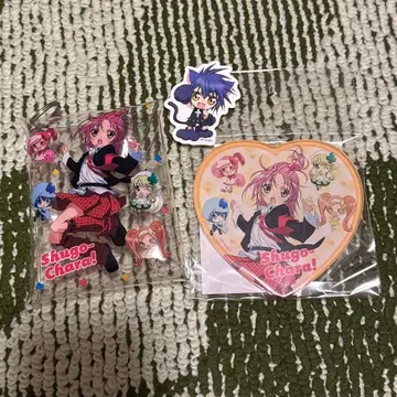 땡큐마트 슈고캬라 클리어 케이스 아크릴 코스터 세트