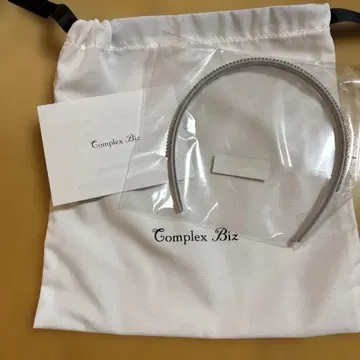Complex Biz 실버 스톤 헤어밴드