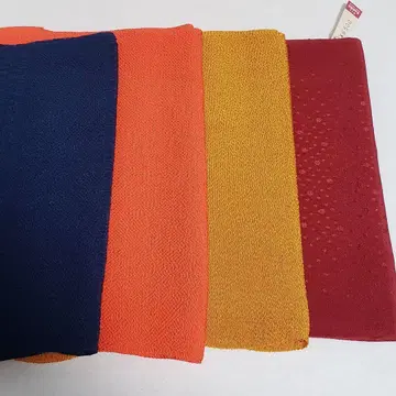 (0620) 오비 장식 천 4점 묶음 판매 기모노 일본 의류 잡화