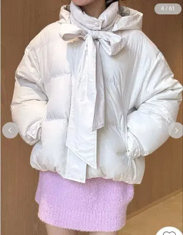 완판 색상 신상 새상품 LILY BROWN recycle 리본 다운