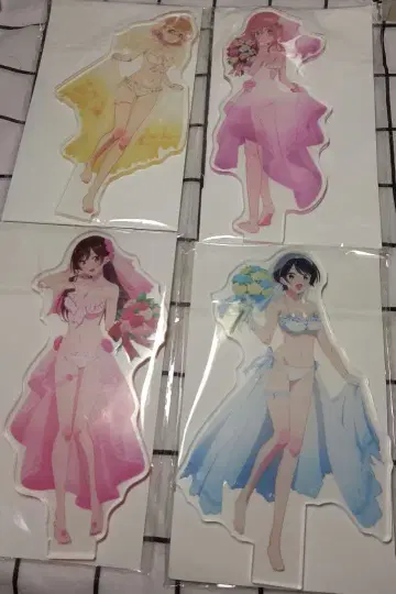 마미, 치즈루, 루카, 스미 캐릭터 아크릴 스탠드 세트