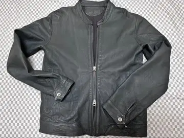 블랙 가죽 자켓