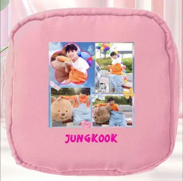 허밍버드님 정국 메이크업 파우치