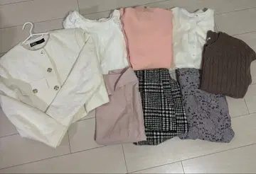 [ 총액 4만 엔 초과 ] 겨울 의류 8점 묶음 여성용