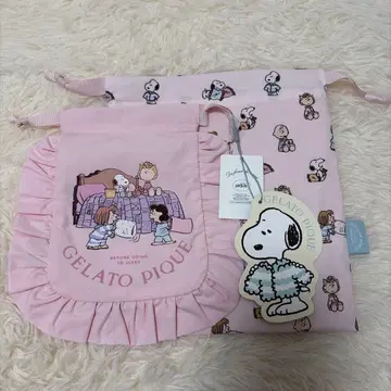 GELATO PIQUE 스누피 프릴 복조리 세트