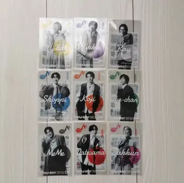 Snow Man ON 클리어 스티커 9명 전원분