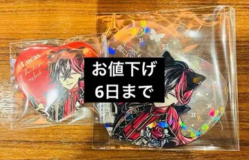 악마 집사와 검은 고양이 아쿠네코 루카스 난자타운 캔뱃지