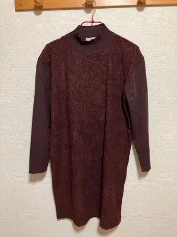 C'est moijeu 세모아쥬 니트 원피스 튜닉 브라운