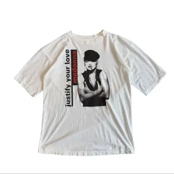 Madonna Justify Your Love 티셔츠 L