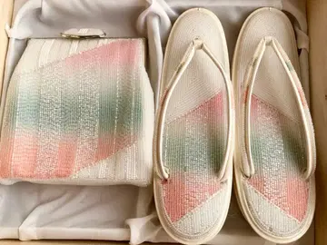 쿄니시키 조리 백 세트 일본 정통의상 소품 예복용 후리소데 호몬기 미사용