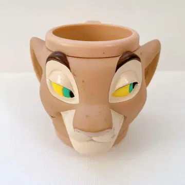 라이온킹 나라 3D 페이스 머그 아메토이