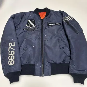 AVIREX 한정판 스와로브스키 MA-1 새상품급