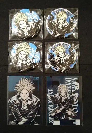 사카모토 데이즈 네오페인팅 아사쿠라 신 신 캔뱃지 클리어 카드