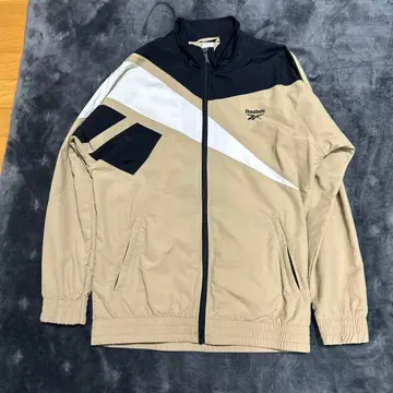 Reebok 나일론 자켓 베이지/블랙 L