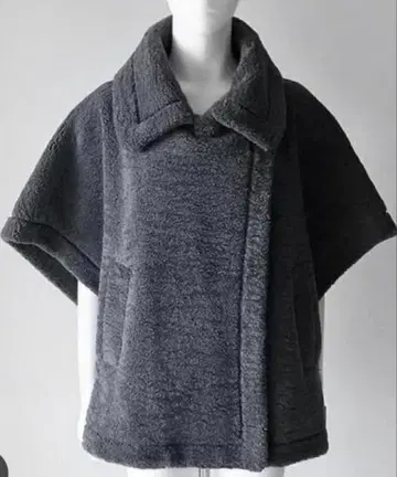 passione 테디베어 케이프 코트