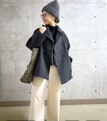 울 라이크 P 코트 / 스튜디오 클립 / 차콜 / 새상품 이번 시즌