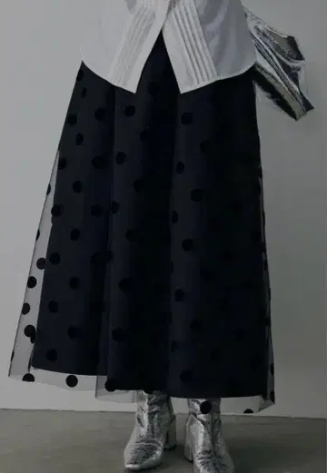 Ameri OTONA MUSE DOT TULLE SKIRT