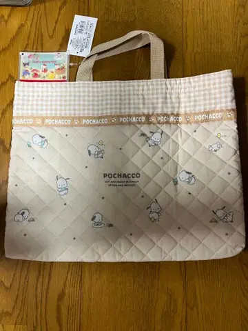 새상품 산리오 포차코 오케이코백 레슨백 토트백