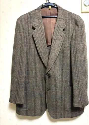 킹 타이거 헤링본 무늬 블레이저