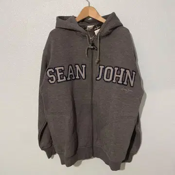 새상품 SEAN JOHN 로고 집업 후드티 후디 size M