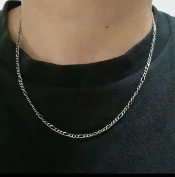 실버 925 목걸이 피가로 체인
