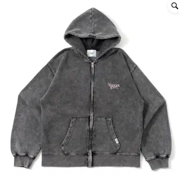 Younger Song 로고 지퍼 후드티