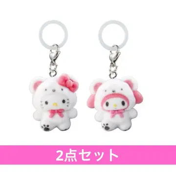 산리오 메지루시 액세서리 헬로키티 마이멜로디 2세트