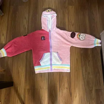 PEACH JOHN 후드티 ONE PIECERED 콜라보 UTA 핑크