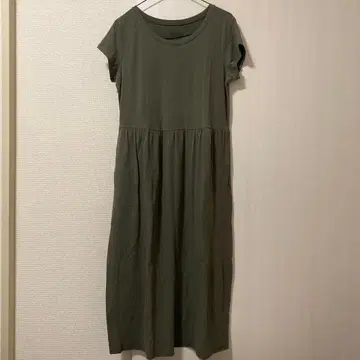 patagonia 반팔 롱 원피스 XS 올리브 그린
