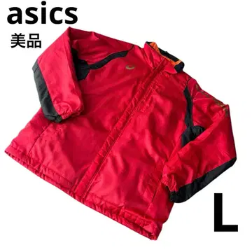 [ 새상품급 ] asics 윈드 브레이커 속기모 플리스 점퍼 저지