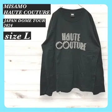 미사모 롱 슬리브 티셔츠 블랙 MISAMO HAUTE COUTURE L