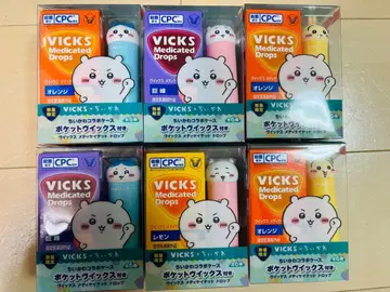 치이카와 VICKS 메디케이티드 드롭스 케이스 6개 세트 컴프