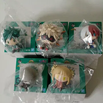 제일복권 나의 히어로 아카데미아 G상 쵸코놋코 피규어 5종 세트