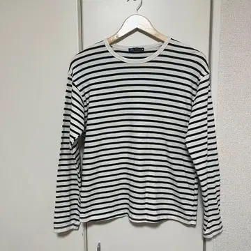 ZARA 보더 긴팔 상의 여성용 S 사이즈