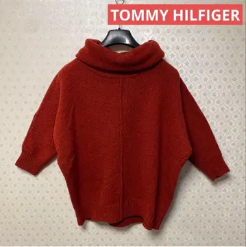 타미힐피거 여성용 하이넥 울 혼방 스웨터 M/L
