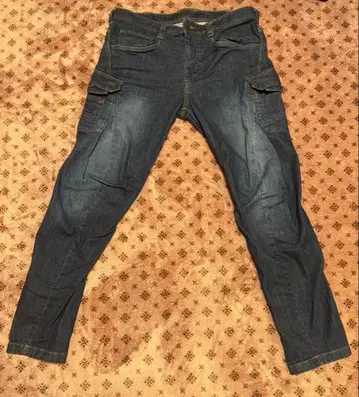 EVENRIVER 카고 팬츠 다크 블루