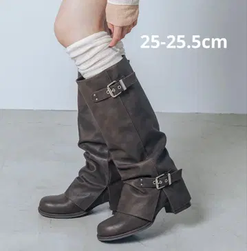 EVOL 커버 엔지니어 롱 부츠 25-25.5cm IZ5878