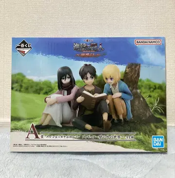 제일복권 진격의 거인 땅울림 엘렌&미카사&아르민 피규어