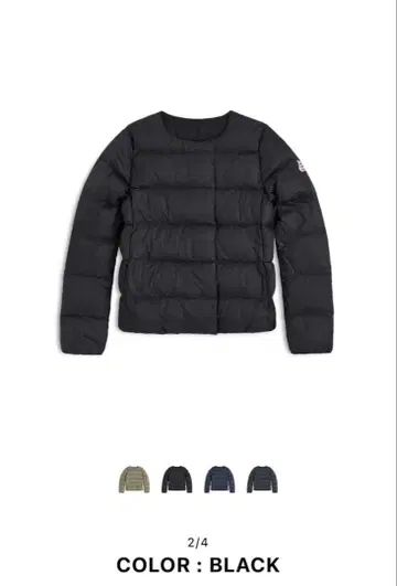 컨디션 최상 피레넥스 칸느 다운 자켓 36 블랙