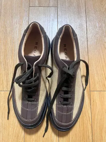 REGAL 스니커즈 브라운/베이지