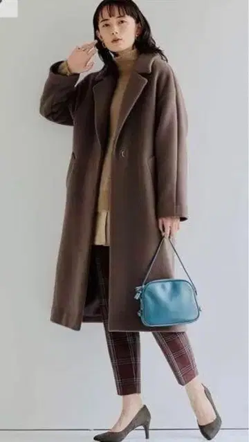 FABRICA TESSUTI x 유나이티드 애로우즈 코트 브라운