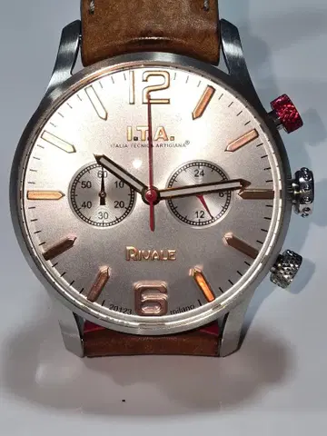 I.T.A. Rivale 크로노그래프 손목시계 새상품급