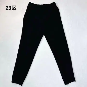 23구 vingt-trois 2022년 밑단 지퍼 팬츠 38 블랙