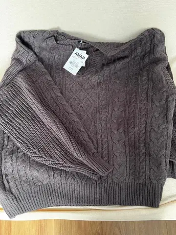 새상품 ANAP 케이블 니트 & 리브 니트 세트