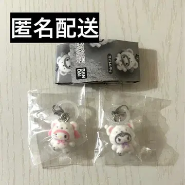 포근포근 스노우 마크 액세서리 마이멜로디 쿠로미 2점 세트