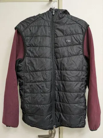 Lacoste 후드 부착 퀼팅 후드티